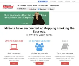 Theeasywaytostopsmoking.com(Easyway to Stop Smoking Programmes & Seminars) Screenshot