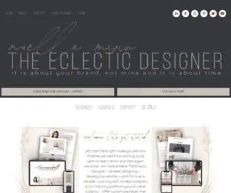 TheeclectiCDesigner.com(The Eclectic Designer) Screenshot