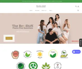 Theecoshift.online(Our mission) Screenshot