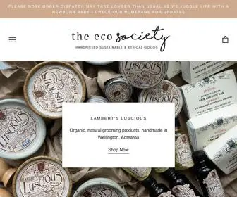 Theecosociety.co.nz(The Eco Society) Screenshot