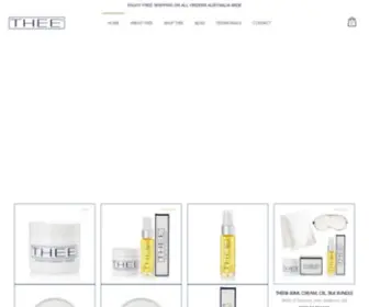 Theecream.com(The Complete Face Care Cream) Screenshot