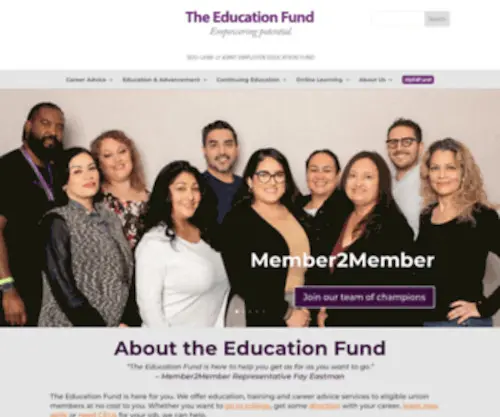 Theedfund.org(Education fund) Screenshot