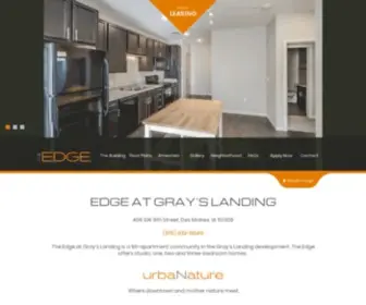 Theedgedsm.com(The Edge at Gray's Landing) Screenshot