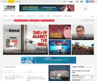 Theedgemarkets.com(The Edge Malaysia) Screenshot