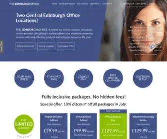 Theedinburghoffice.com(Virtual Office) Screenshot