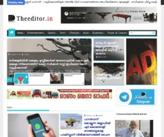 Theeditor.in(Malayalam News portal) Screenshot