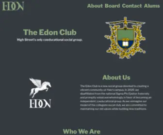 Theedonclub.com(The Edon Club at Yale) Screenshot