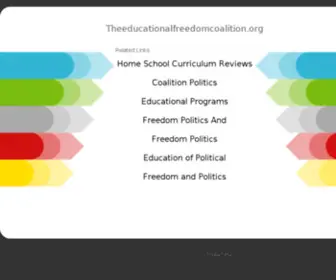 Theeducationalfreedomcoalition.org(The Educational Freedom Coalition) Screenshot