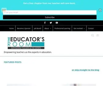 Theeducatorsroom.com(The goal for the educator’s room) Screenshot