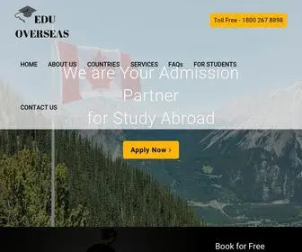 Theeduoverseas.com(A secure place for career guidance) Screenshot