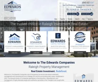 Theedwardscompanies.com(Raleigh Property Management and Property Managers) Screenshot