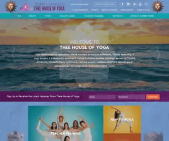 Theehouseofyoga.com(Thee House of Yoga) Screenshot