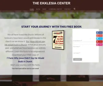 Theekklesiacenter.org(THE EKKLESIA CENTER) Screenshot