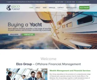 Theelcogroup.com(Offshore Financial Management) Screenshot