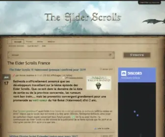 Theelderscrolls.fr(Theelderscrolls) Screenshot