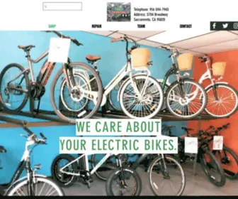 Theelectricbikeshop.org(The Electric Bike Shop) Screenshot