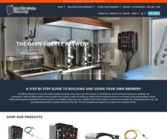 Theelectricbrewery.com(A STEP BY STEP GUIDE TO BUILDING AND USING YOUR OWN BREWERY) Screenshot