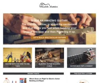 Theelectricluthier.com(The Electric Lutier) Screenshot