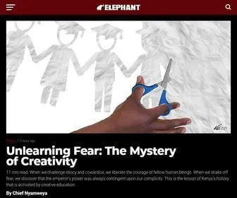 Theelephant.info(The Elephant) Screenshot