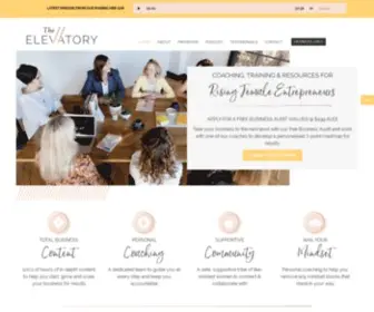 Theelevatory.com(Business Coaches and Mentors) Screenshot