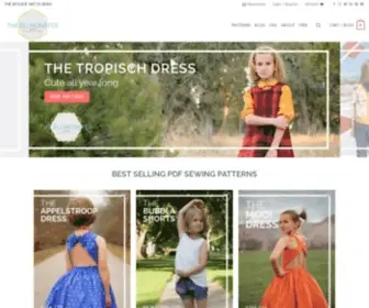 Theelimonster.com(The Best Modern Sewing Patterns) Screenshot