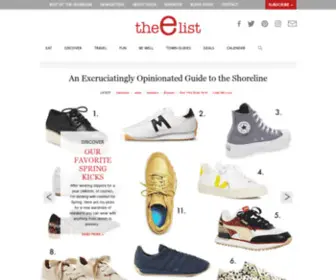 Theelistshop.com(The E List) Screenshot