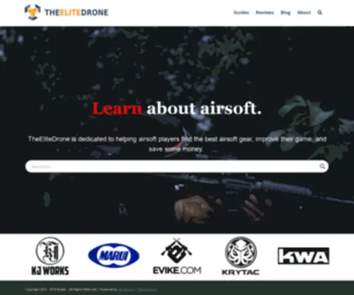 Theelitedrone.com(The Elite Drone) Screenshot