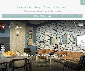 Theellingtondc.com(The Ellington is a pet) Screenshot
