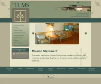 Theelmsmacomb.com(The Elms) Screenshot