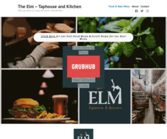 Theelmtaphouse.com(The Elm) Screenshot
