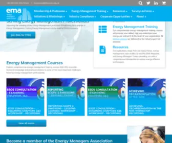 Theema.org.uk(Energy Managers Association) Screenshot