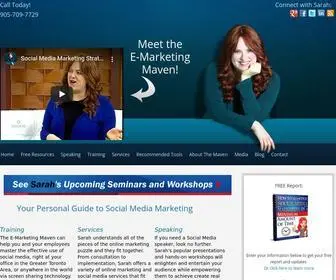 Theemarketingmaven.com(The E) Screenshot