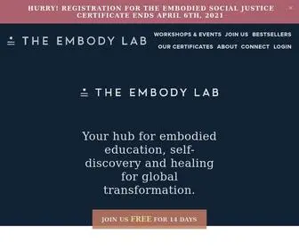 Theembodylab.com(THE EMBODY LAB) Screenshot