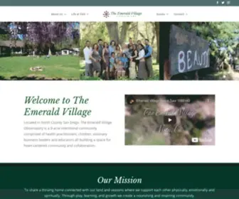 Theemeraldvillage.com(The Emerald Village Observatory) Screenshot