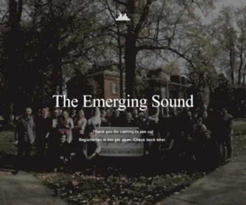 Theemergingsound.com(THE EMERGING SOUND) Screenshot