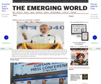 Theemergingworld.in(The Emerging World) Screenshot