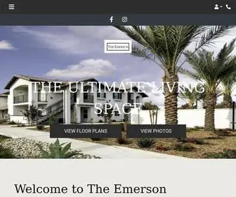 Theemersonclovis.com(The Emerson) Screenshot