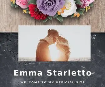 Theemmastarletto.com(The Official Site of Emma Starletto) Screenshot