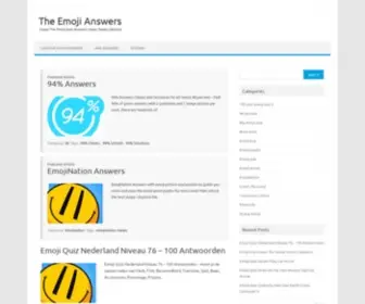 Theemojianswers.com(Guess The Emoji Quiz Answers Game Cheats Solution) Screenshot