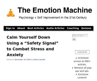 Theemotionmachine.com(The Emotion Machine) Screenshot