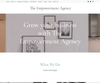 Theempowermentagency.co.uk(Social Media Management and Marketing) Screenshot