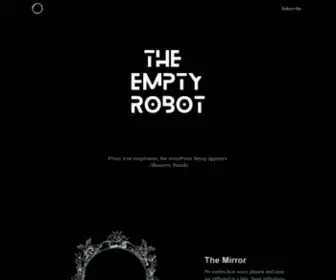 Theemptyrobot.com(The Empty Robot) Screenshot