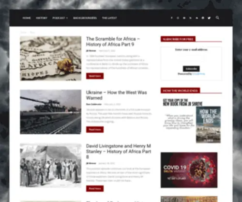 Theendofhistory.net(A Kingdom worldview of current global events) Screenshot