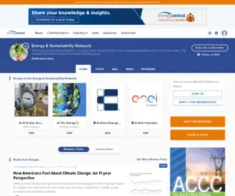 Theenergycollective.com(Energy & Sustainability Network) Screenshot