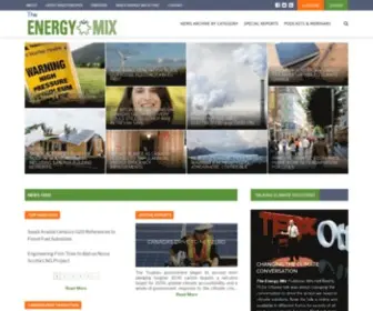 Theenergymix.com(The Energy Mix) Screenshot