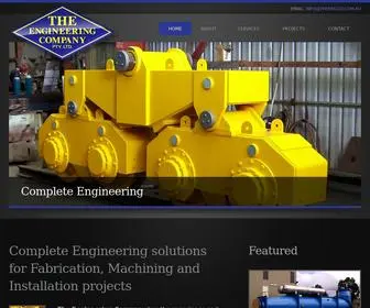 Theengco.com.au(The Engineering Company) Screenshot