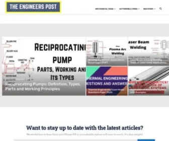 Theengineerspost.com(The Engineers Post) Screenshot