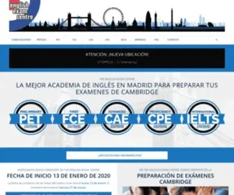 Theenglishexamcentre.com(Academia de ingl) Screenshot