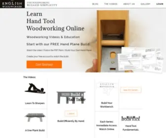 Theenglishwoodworker.com(Woodworking Videos & Blog) Screenshot