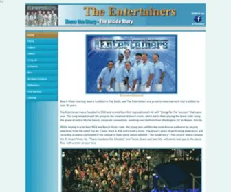 Theentertainersband.com(The Entertainers) Screenshot